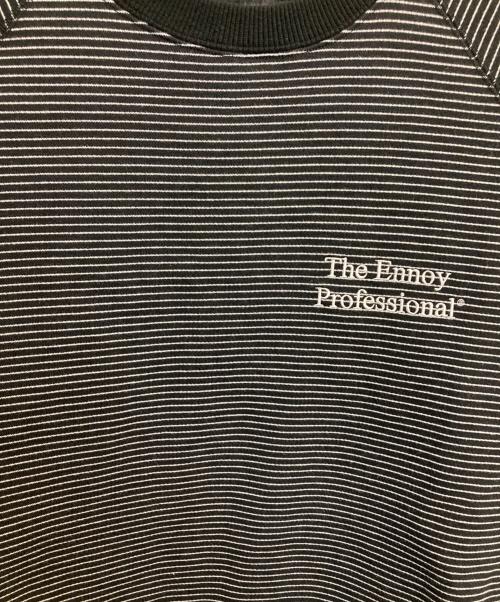 The Ennoy Professional（ザ エンノイ プロフェッショナル）The Ennoy Professional (ザ エンノイ プロフェッショナル) BORDER CREW NECK SWEAT ブラック サイズ:Ｍの古着・服飾アイテム