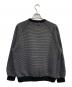 The Ennoy Professional (ザ エンノイ プロフェッショナル) BORDER CREW NECK SWEAT ブラック サイズ:Ｍ：17000円