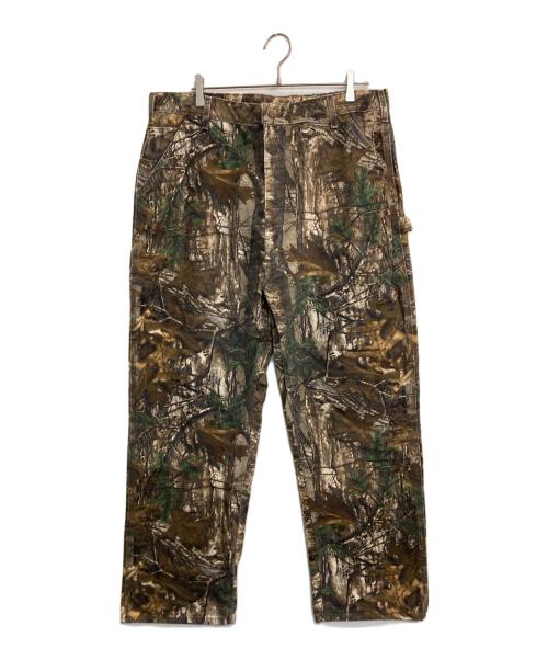 CarHartt（カーハート）CarHartt (カーハート) リアルツリーカモペインターパンツ ブラウン サイズ:W38×L32の古着・服飾アイテム
