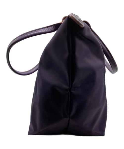 LONGCHAMP（ロンシャン）LONGCHAMP (ロンシャン) 舟型トートバッグ パープルの古着・服飾アイテム