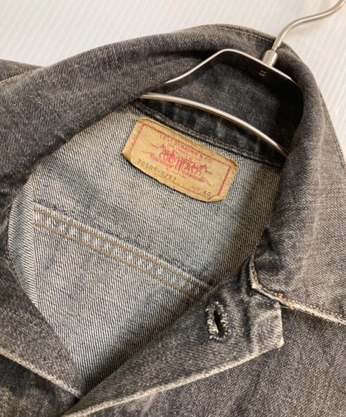 LEVI'S（リーバイス）LEVI'S (リーバイス) 先染め 90s DENIM JACKET ブラック サイズ:40の古着・服飾アイテム