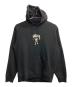 stussy（ステューシー）の古着「warrior man hooded sweat」｜ブラック