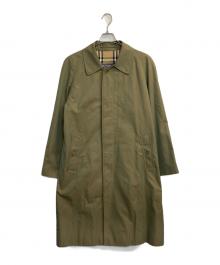 Burberry's（バーバリーズ）の古着「90s 玉虫ノバチェックライナー比翼コート」｜ベージュ