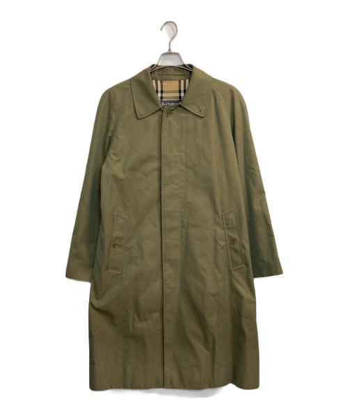 Burberry's（バーバリーズ）Burberry's (バーバリーズ) 90s 玉虫ノバチェックライナー比翼コート ベージュ サイズ:46の古着・服飾アイテム