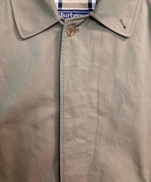 Burberry's（バーバリーズ）Burberry's (バーバリーズ) 90s 玉虫ノバチェックライナー比翼コート ベージュ サイズ:46の古着・服飾アイテム
