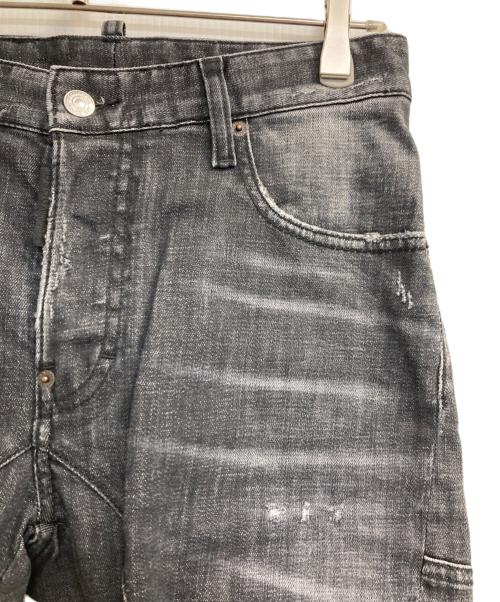 DSQUARED2（ディースクエアード）DSQUARED2 (ディースクエアード) Tidy Biker Jean ブラック サイズ:44の古着・服飾アイテム