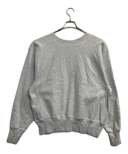 Champion REVERSE WEAVE（チャンピオン リバース ウィーブ）Champion REVERSE WEAVE (チャンピオン リバース ウィーブ) ペイントクルーネックスウェット グレー サイズ:Ⅼの古着・服飾アイテム