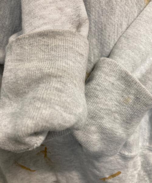 Champion REVERSE WEAVE（チャンピオン リバース ウィーブ）Champion REVERSE WEAVE (チャンピオン リバース ウィーブ) ペイントクルーネックスウェット グレー サイズ:Ⅼの古着・服飾アイテム