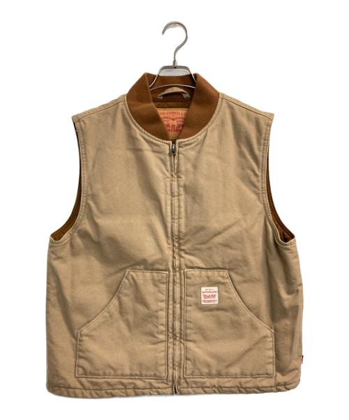 LEVI'S（リーバイス）LEVI'S (リーバイス) WORKWEAR SANSOME ベスト ベージュ サイズ:Mの古着・服飾アイテム