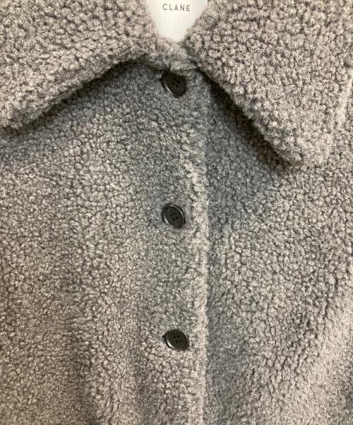 CLANE（クラネ）CLANE (クラネ) RIDGE POCKET BOA COAT グレー サイズ:1の古着・服飾アイテム