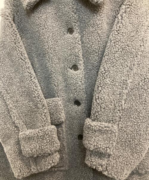 CLANE（クラネ）CLANE (クラネ) RIDGE POCKET BOA COAT グレー サイズ:1の古着・服飾アイテム