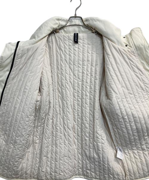 AULA AILA（アウラアイラ）AULA AILA (アウラアイラ) ニットコンビネーションブルゾン ホワイトの古着・服飾アイテム