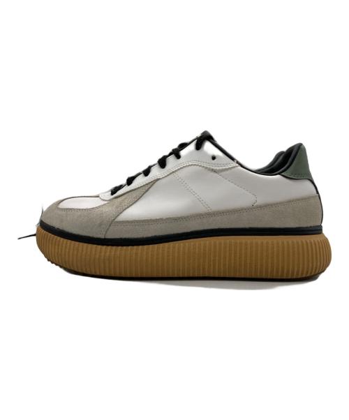 Onitsuka Tiger（オニツカタイガー）Onitsuka Tiger (オニツカタイガー) DELECITY ローカットスニーカー アイボリー×グレー サイズ:260（2.5）の古着・服飾アイテム