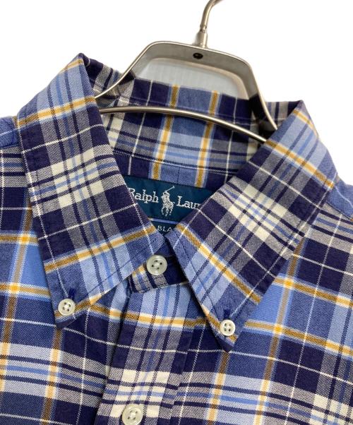 RALPH LAUREN（ラルフローレン）RALPH LAUREN (ラルフローレン) BLAKE チェックシャツ ブルー サイズ:Ⅼの古着・服飾アイテム