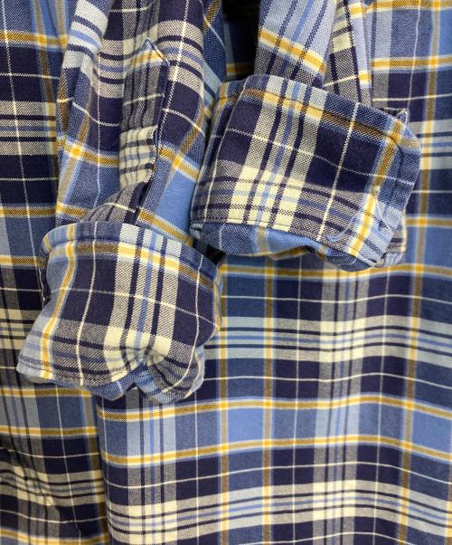 RALPH LAUREN（ラルフローレン）RALPH LAUREN (ラルフローレン) BLAKE チェックシャツ ブルー サイズ:Ⅼの古着・服飾アイテム