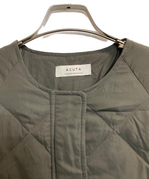 Acuta（アクータ）Acuta (アクータ) コクーンキルティングダウンジャケット カーキ サイズ:Freeの古着・服飾アイテム