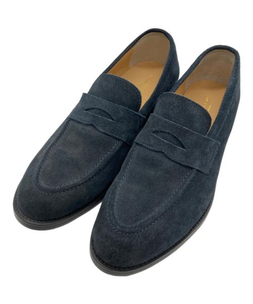 green label relaxing（グリーンレーベルリラクシング）green label relaxing (グリーンレーベルリラクシング) スエードローファー ネイビー サイズ:27cmの古着・服飾アイテム