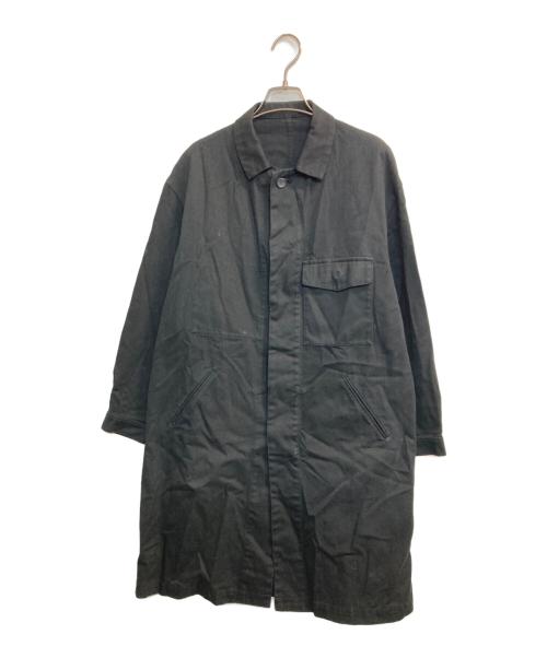 ゴーシュ（ゴーシュ）ゴーシュ (ゴーシュ) カツラギステンカラーショップコート ブラック サイズ:2の古着・服飾アイテム