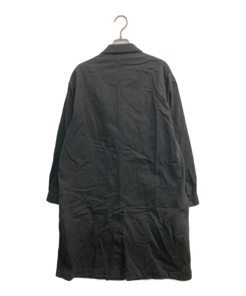 ゴーシュ（ゴーシュ）ゴーシュ (ゴーシュ) カツラギステンカラーショップコート ブラック サイズ:2の古着・服飾アイテム