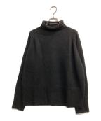 Spick and Spanスピック＆スパン）の古着「ウールカシミヤ ラグランタートルニット」｜ブラック