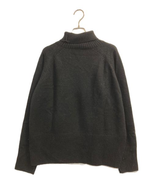 Spick and Span（スピック＆スパン）Spick and Span (スピック＆スパン) ウールカシミヤ ラグランタートルニット ブラック サイズ:表記無しの古着・服飾アイテム