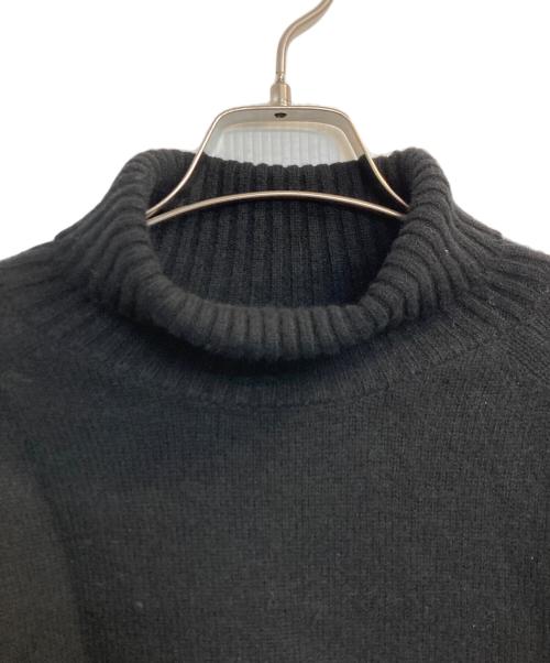 Spick and Span（スピック＆スパン）Spick and Span (スピック＆スパン) ウールカシミヤ ラグランタートルニット ブラック サイズ:表記無しの古着・服飾アイテム