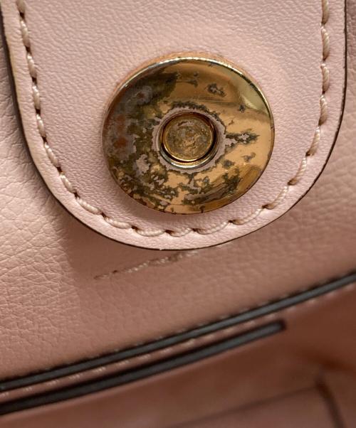 MICHAEL KORS（マイケルコース）MICHAEL KORS (マイケルコース) バケットショルダーバッグ ブラウン×ピンクの古着・服飾アイテム