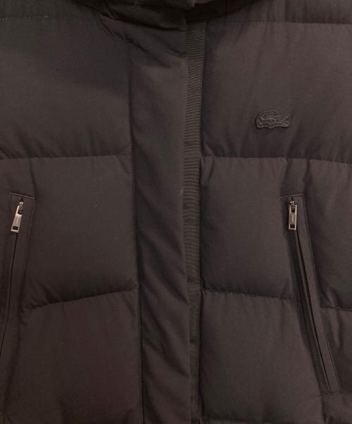 LACOSTE（ラコステ）LACOSTE (ラコステ) ボリューミーロングダウンコート ブラック サイズ:36の古着・服飾アイテム
