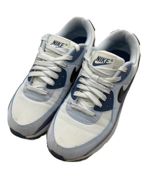 NIKE（ナイキ）NIKE (ナイキ) AIR MAX 90/ローカットスニーカー　エアマックス90 ブルー×ホワイト サイズ:24の古着・服飾アイテム