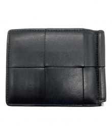 BOTTEGA VENETA（ボッテガベネタ）の古着「カセット マキシイントレチャートマネークリップ」｜ブラック