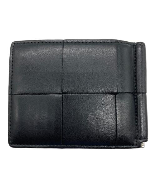 BOTTEGA VENETA（ボッテガベネタ）BOTTEGA VENETA (ボッテガベネタ) カセット マキシイントレチャートマネークリップ ブラックの古着・服飾アイテム