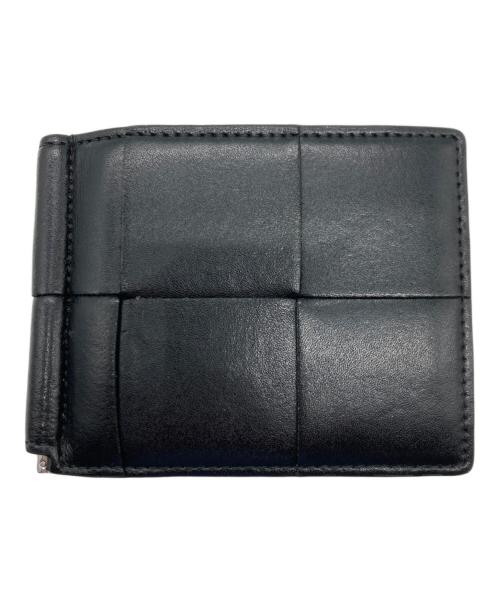 BOTTEGA VENETA（ボッテガベネタ）BOTTEGA VENETA (ボッテガベネタ) カセット マキシイントレチャートマネークリップ ブラックの古着・服飾アイテム