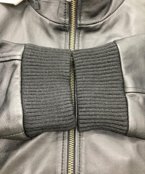 Liugoo Leathers（リューグーレザーズ）LIUGOO LEATHERS (リューグーレザーズ) シープレザージャケット ブラック サイズ:ＬＬ 未使用品の古着・服飾アイテム