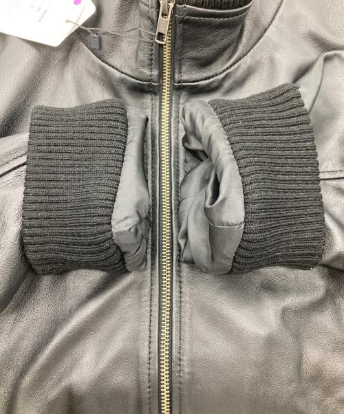 Liugoo Leathers（リューグーレザーズ）LIUGOO LEATHERS (リューグーレザーズ) シープレザージャケット ブラック サイズ:ＬＬ 未使用品の古着・服飾アイテム