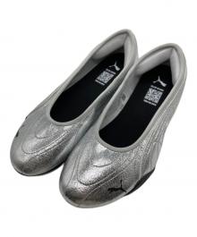 PUMA（プーマ）の古着「キャッチ ソレイユ バレリーナ メタリック スニーカー」｜シルバー