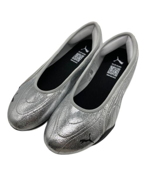 PUMA（プーマ）PUMA (プーマ) キャッチ ソレイユ バレリーナ メタリック スニーカー シルバー サイズ:23.5の古着・服飾アイテム