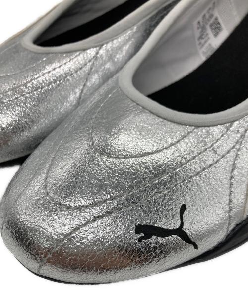 PUMA（プーマ）PUMA (プーマ) キャッチ ソレイユ バレリーナ メタリック スニーカー シルバー サイズ:23.5の古着・服飾アイテム