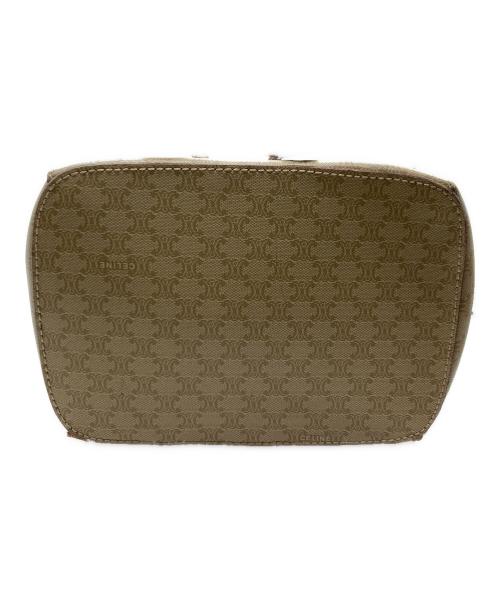 CELINE（セリーヌ）CELINE (セリーヌ) マカダムミニリュック ベージュの古着・服飾アイテム