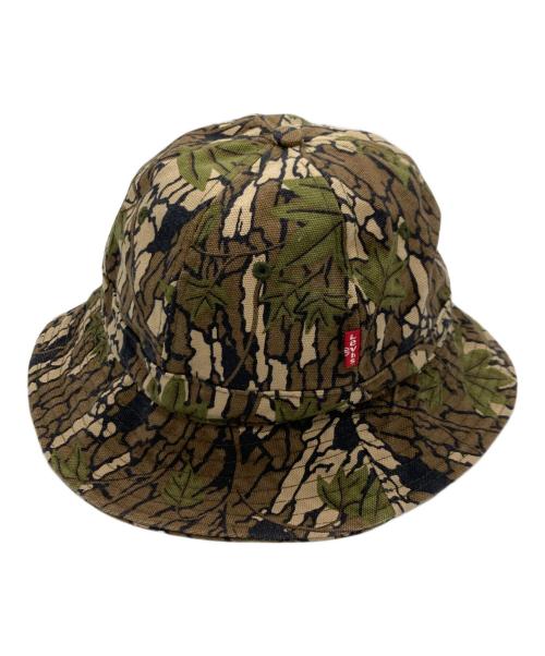 LEVI'S（リーバイス）LEVI'S (リーバイス) Supreme (シュプリーム) Camouflage Canvas Bell Hat オリーブ サイズ:ＳＭサイズの古着・服飾アイテム