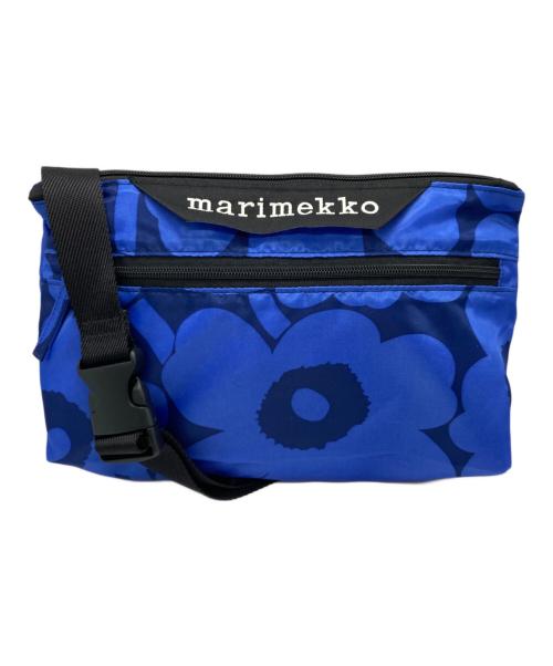 marimekko（マリメッコ）marimekko (マリメッコ) NEAT CROSSBODY UNIKKO S/ミニショルダーバッグ ブルーの古着・服飾アイテム
