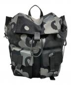 marimekkoマリメッコ）の古着「EVERYTHING BACKPACK L UNIKKO/ウニッコ柄リュック」｜ブラック×グレー