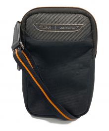 TUMI（トゥミ）の古着「マクラーレンコラボミニショルダーバッグ」｜ブラック×オレンジ