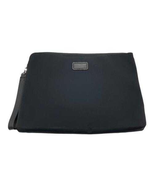 TUMI（トゥミ）TUMI (トゥミ) プレストランラージポートフォリオクラッチバッグ ブラックの古着・服飾アイテム