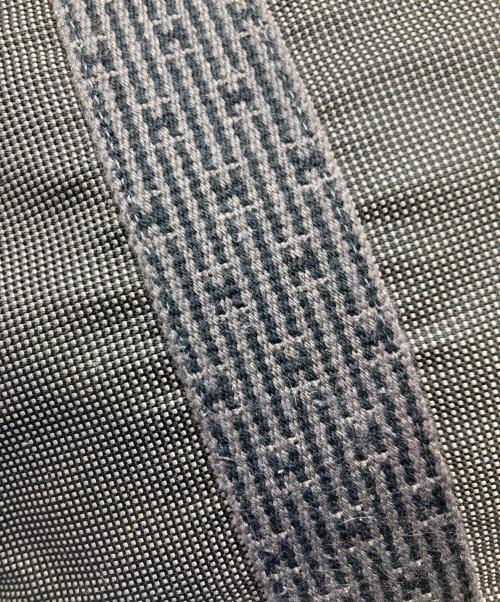 HERMES（エルメス）HERMES (エルメス) エールラインPM ハンドトートバッグ グレー×ネイビーの古着・服飾アイテム