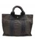 HERMES (エルメス) エールラインPM ハンドトートバッグ グレー×ネイビー：18000円