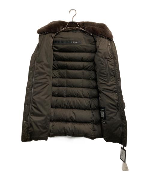 HETREGO（エトレゴ）HETREGO (エトレゴ) ファー付ダウンコート ブラウン サイズ:38の古着・服飾アイテム