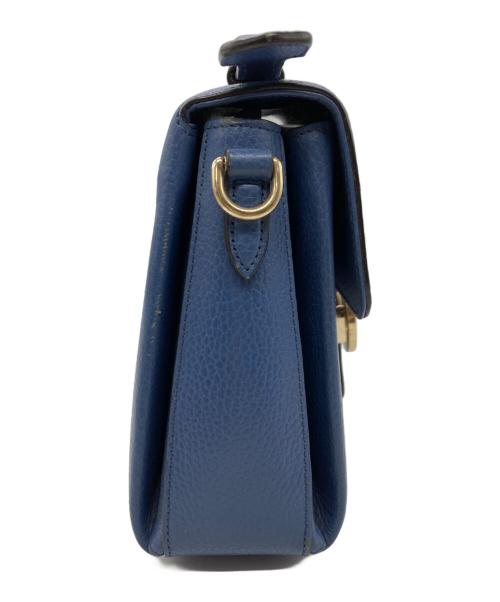 GUCCI（グッチ）GUCCI (グッチ) インターロッキングG 2wyショルダーバッグ ブルーの古着・服飾アイテム