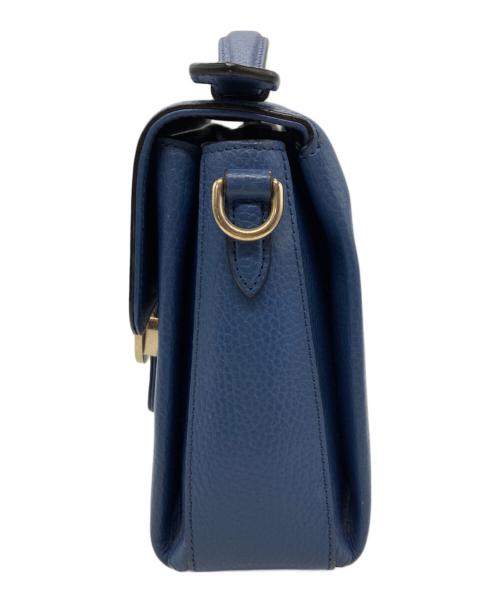 GUCCI（グッチ）GUCCI (グッチ) インターロッキングG 2wyショルダーバッグ ブルーの古着・服飾アイテム