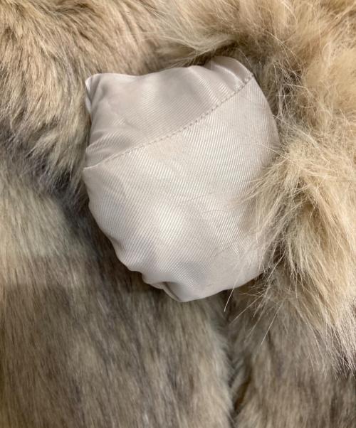ZARA（ザラ）ZARA (ザラ) ショートエコファージャケット ベージュ サイズ:ＸＳの古着・服飾アイテム