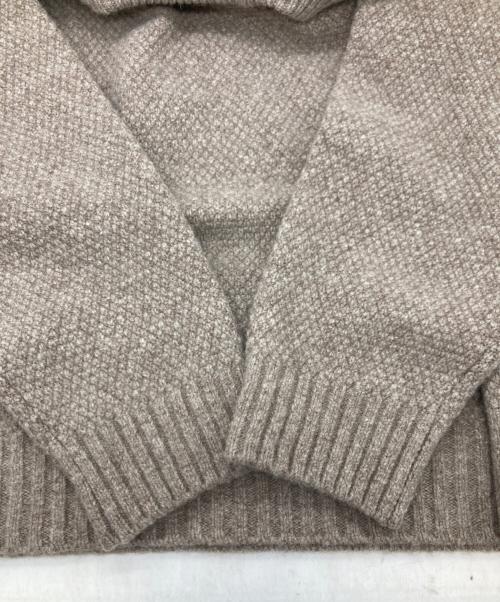 ATON（エイトン）ATON (エイトン) LAMBS WOOL CREWNECK SWEATER ベージュ サイズ:02の古着・服飾アイテム